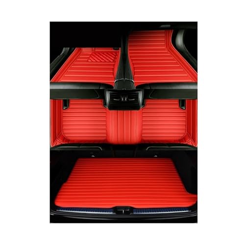 Tapis de sol Porsche Cayenne 2018-2022 sur mesure au design élégant à rayures