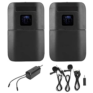 Slint-reversmicrofoon, automatische verbinding Lavalier-microfoon Lichtgewicht met led-display voor lesgeven voor…