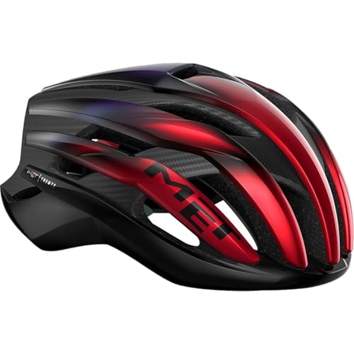 MET Trenta 3K Carbon MIPS Helmet, Red Iridescent, Large