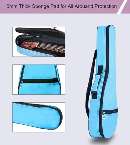 Housse pour ukulélé imperméable et résistante avec mousse de protection - 5
