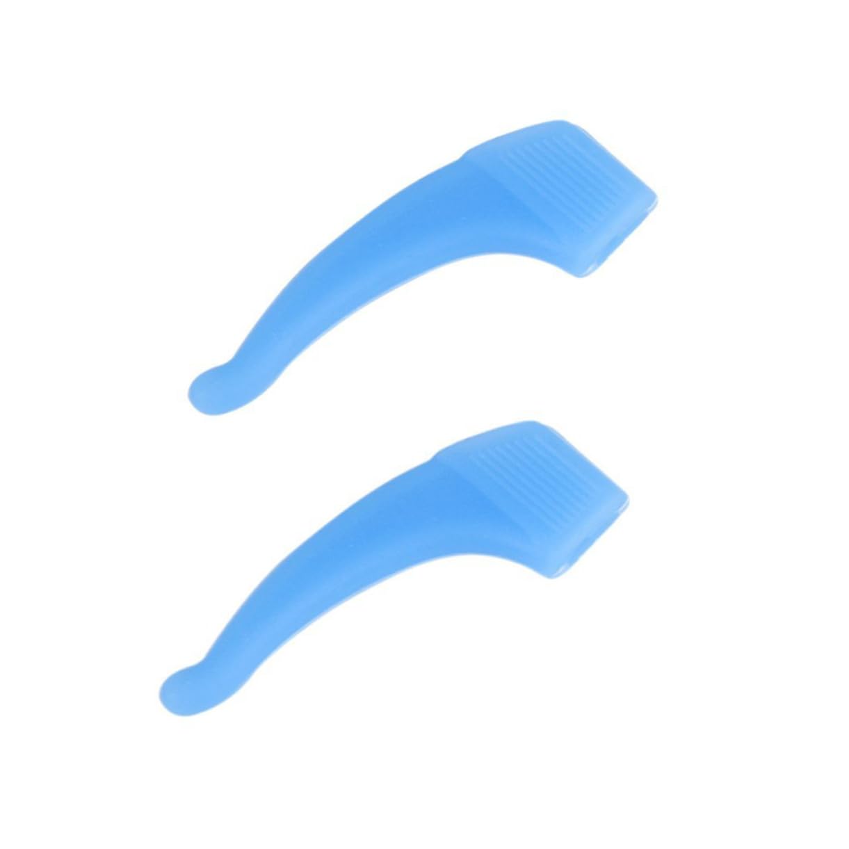 Didiseaon Pair Silicon Ear Hook Glasses Anti-Slip Holder Sunglasses Temple Tips Eyeglass Sleeve Retainer Sunglasses Temple Pads Glasses Ear Grip Eyeglass Temple Glasses Temple Covers Blue