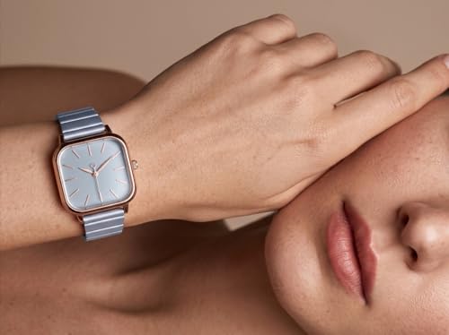 Image of Women Square Dial Analog Casual Watch Adjustable Lock Metallic Strap for Girls Analog Watch - for Women