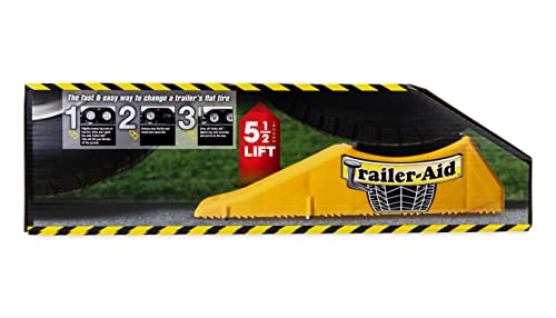 Trailer Aid Camco Plus' Tandem Tire Changing Ramp With 5.5-Inch Lift, Yellow (21002) #TOP4