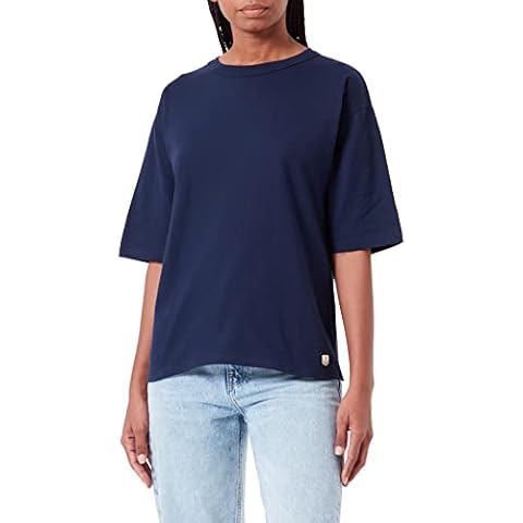 Armor Lux Women's Heritage Short Sleeve T-Shirt, Seal, 4X-Large Cover