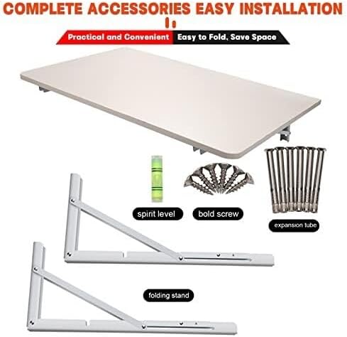 壁掛け折りたたみテーブル、 壁掛け式折りたたみテーブル、 ランドリールーム用壁掛け折りたたみテーブル、ランドリールームホームキッチン
