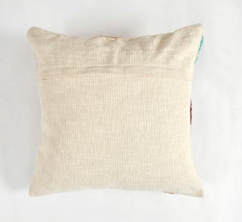 Image of Furnistitchs Premium Decorative Throw Cushion Pillow Cover Boho Home Decor - Living Room Bedroom Couch Sofa Cushion Covers 16 inch x 16 inch (1, Mustard V)