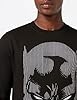DC Comics Men's Batman Lines T Shirt, Black (Black Blk), XXL UK #3