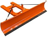 Schneepflug Schneeschild Universal Schneeschieber für Gabelstapler/nach Links und Rechts schwenkbar / 100 x 40 cm