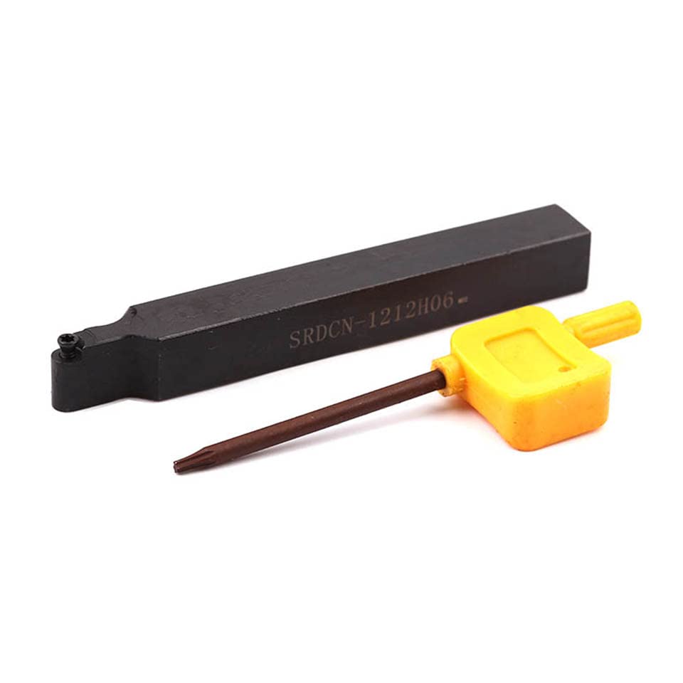 1PC SRDCN1212H06 SRDCN1616H06 SRDCN1616H08 SRDCN2020K08 SRDCN2525M12 CNC Lathe Cutter Tools SRDCN External Turning Tools Holder(SRDCN1212H10)