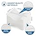 iDOO Knee Pillow for Back Pain, Memory Foam Orthopedic Pillow with Cooling Gel & Adjustable Strap, Leg Position Pillow for Sciatica Relief, Provides Support & Comfort