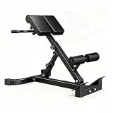 Heavy Duty Hyperextension bench,Roman Chair: Back extension bench 5 - Level Adjustable Incline, Ab/Glute Workouts, 330lbs Capacity Home Gym Equipment