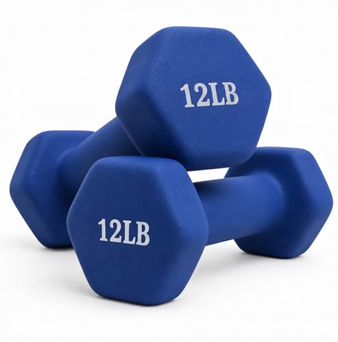 Velvaria Dumbbells Set, Weights Dumbbells Set with 1kg 1.3kg 1.8kg 2.7kg 3kg 3.6kg 4.5kg 5.5kg, Versatile Dumbbell for Home Gym Exercise (12LB)