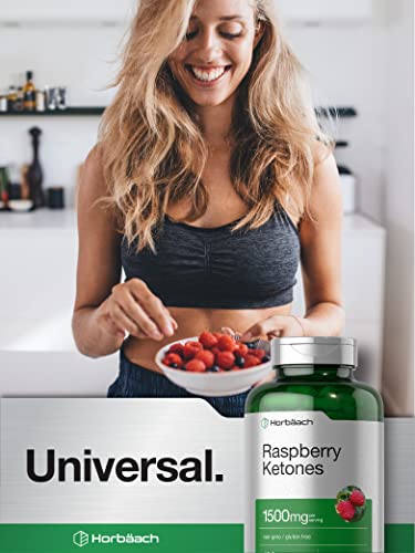 Raspberry Ketones | 1500Mg | 180 Capsules | Non-Gmo & Gluten Free Pills | By Horbaach #TOP5