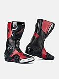  Toro Racing Botas cuero/piel circuito ASSEN - Rojo/Negro - Moto