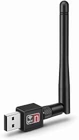 Adaptador WiFi USB com Antena 1200Mbps para PC e Notebook | Receptor Wireless 802.11n USB 2.0 | Sinal Forte e Estável