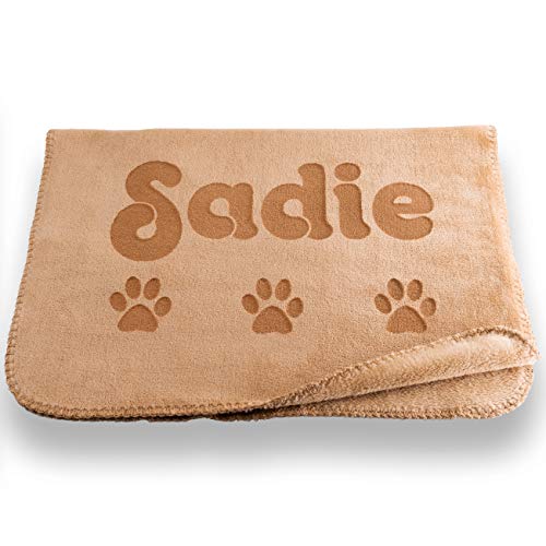 Custom Catch Personalized Dog Blanket - Gray Or Beige - Small #TOP4