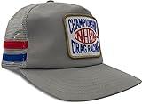 NHRA Premium Snapback Trucker Hat with Patch (Gray - Championship Trucker)