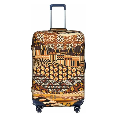 African Style Patchwork Print Pretty Practical Washable Carry on Luggage Sleeve Large Suit Case Cover