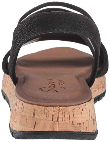 Skechers Skechers Cali Women's Footsteps-Markers Sandal,black,7 M US