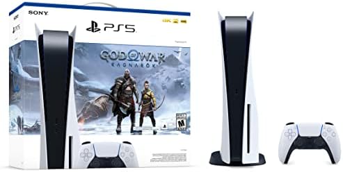 Play-Station 5 PS-5 Disc Version Gaming Console God of War Ragnar...