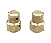 Guyker 2Pcs Concentric Stacked Knobs, Dual Knurled Control Knobs, High Grade Dome Volume Tone Knob Replacement for Electric Guitar or Precision Bass - CNC Machined (Golden)