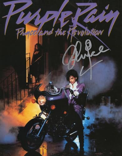 RP Prince Signed Purple Rain Photo 8x10 Reprint COA...