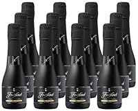 Freixenet Cordon Negro Brut ( 12x0,2 l)– Spanischer Premium-Sekt, trocken – Eleganter Mini-Cava mit feiner Perlage – Super für unterwegs, Geschenke und Aperitifs