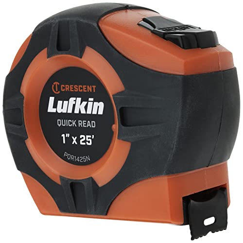 Crescent Lufkin Tape,1\"X25\', Quickread, Hi-Viz Orange - PQR1425N