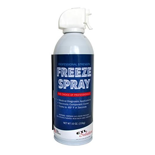 ETL Solutions Professional Strength Medical Freeze Spray, Cools Down to -65°F in Seconds, 10oz (283ml)