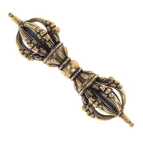 Ornamento Estatua Vajra Pestle Latón 3.54 Pulgadas miniatura 2