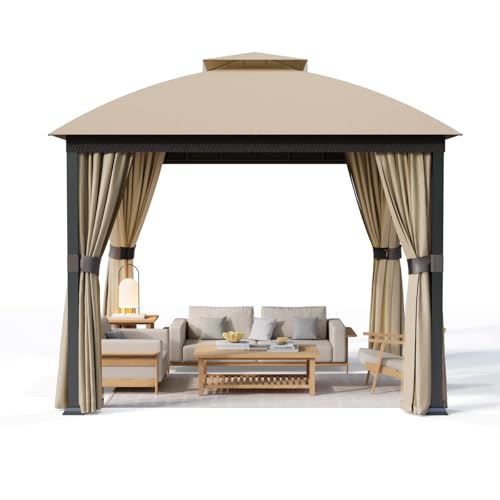Sannwsg 10x10 Soft Top Gazebo