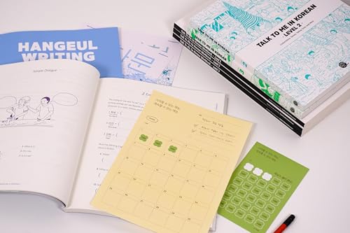 Talk to Me in Korean Mega Beginner Bundle – Levels 1, 2 & 3 Textbooks, Workbooks & Writing Notebook | Complete Korean Learning Set for Adult Beginners with 9 Premium K-Study Gifts