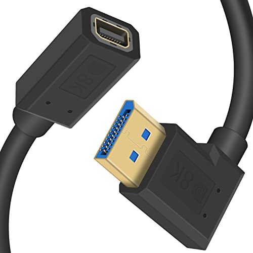 Câble Mini DisplayPort vers Displayport 8K pour résoudre le manque de place arrière
