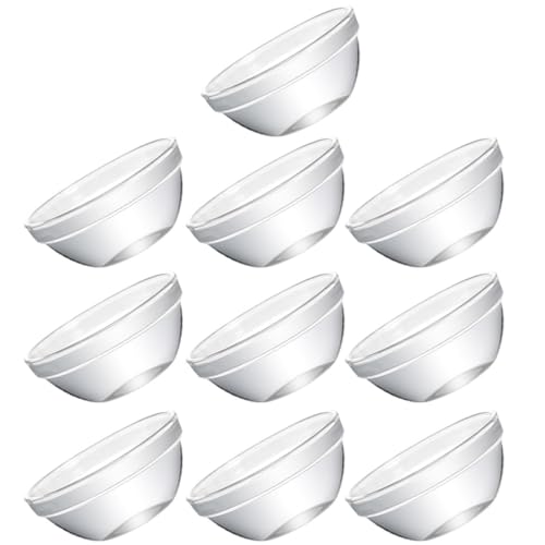 Amosfun Petits Bols En Verre Lot De 10 Pour Verrines Et Coupes à Dessert, Transparents, Légers Et Empilables, Pour Usage Culinaire Quotidien