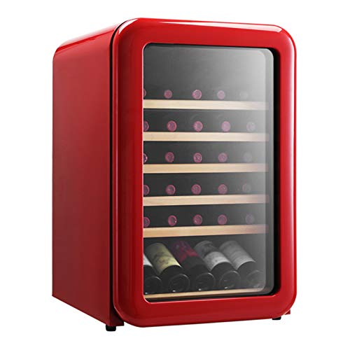 Beverage Beer Refrigerator, Kitchen Cooler Independent Compact Mini Wine Refrigerator with A Capacity of 49 Bottles