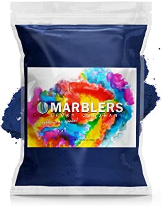 MARBLERS Cosmetic Grade Natural Mica Powder [Turquoise] 3oz (85g) | Pearlescent Pigment | Dye | Non-Toxic | Vegan | Cruelty-Free | Eyeshadow, Nail Polish, Bath Bomb | Soap, Slime, Candle, Resin