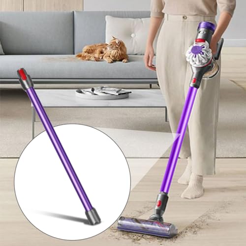 Verlängerungsrohr für Dyson V11 V15 V10 V8 V7 Stabstaubsauger, Ersatz Teleskoprohr Schnellspanner Verlängerungsstange Zubehör, 72cm（ lila）