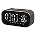 Produktbild Cynyy Digitaler Led-Wecker Mit Fm-Radio Drahtloser Bluetooth-Lautsprecher Unterstützung USB-Musik-Player Drahtlos Für Das Büro Schlafzimmer-Gun Grey