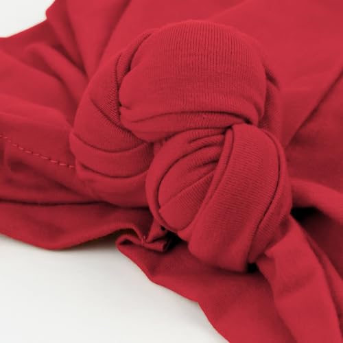 Image of DRESHOW 5 Pack Knotted Headwraps for Women African Turban Pre-Knotted Beanie Headwraps Hair Covers