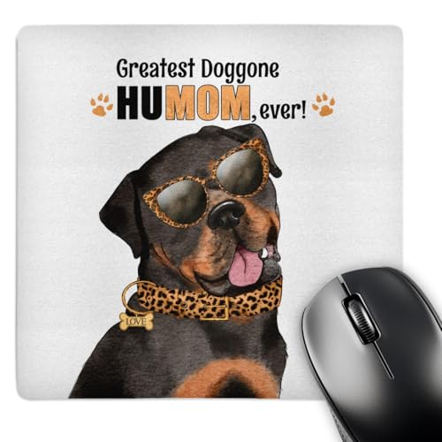 3dRose Cheetah Print Sunglasses on Stylish Rottweiler for Mom on Mothers... - Mouse Pads (mp-379241-1)