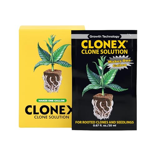 Clonex Clone Solution Professional-Grade Nutrient Formula for Seedlings Cuttings and General Use. Feeds Young Plants Helps Promote Growth & Rapid Root Development - 20ml