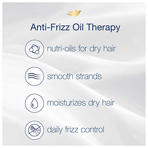 Dove Nutritive Solutions Dry Hair Conditioner For Frizzy, Unruly Hair Oil Therapy With Nutri-Oils Moisturizing Conditioner Formula For Smooth Hair 12 Oz #TOP24