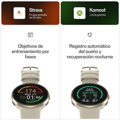 Miniatura 5 de Polar Pacer Pro Advanced Gps Running Watch, Adultos Unisex, Champagne-Gold, S-L