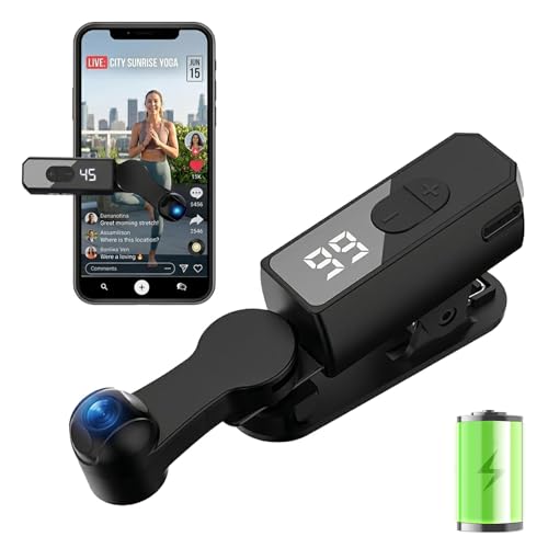 Auto Clicker Tapper,Portable Clicker for Tiktok iPhone iPad Android Smartphone,Rechargeable Cordless Wriless Clicker – 107 Adjustable Speed,Screen Auto Tapper for Live Stream Likes, Games (Black)