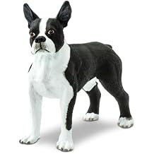 Safari Ltd. Boston Terrier Figurine - Lifelike 2.5" Model Figure - Educational Toy for Boys, Girls, and Kids Ages 3+