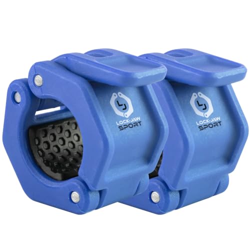 Lock-Jaw Magnetic Barbell Collars/Clamps, 1"/25mm Bars, Blue
