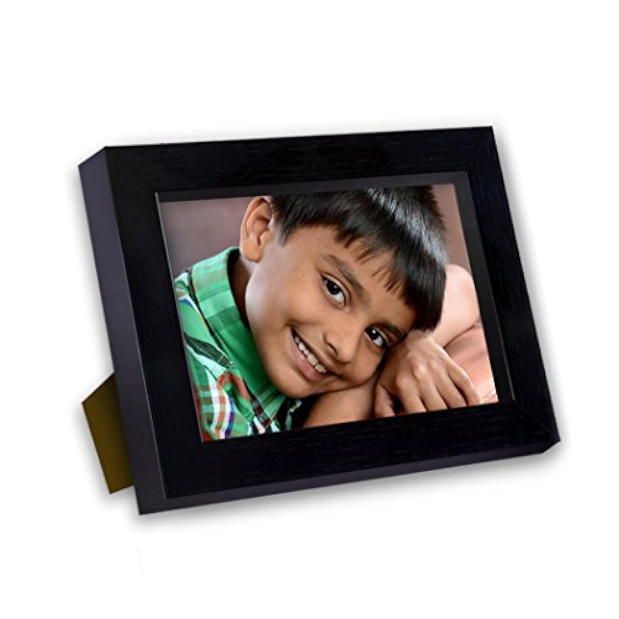 Classic 5x7 Black Photo Frame Insert, Elegant Design