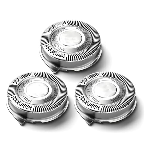 KADILRTV Testina di Ricambio SH50, Compatibile con Rasoi Philips Serie 5000 (S5xxx), AquaTouch (AT8xx, AT7xx), PowerTouch (PT8xx, PT7xx).(3pcs)