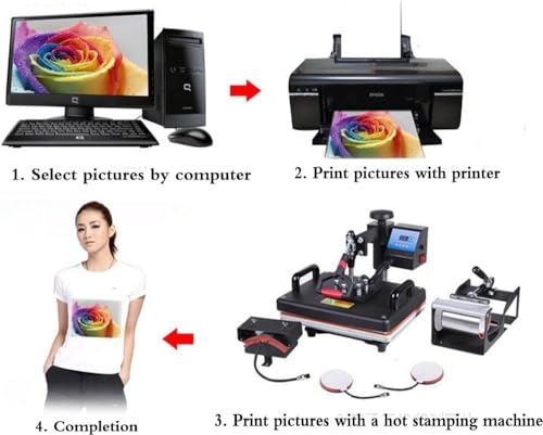 Heat Press Machine 8 en 1 30X38 cm Transferencia miniatura 6