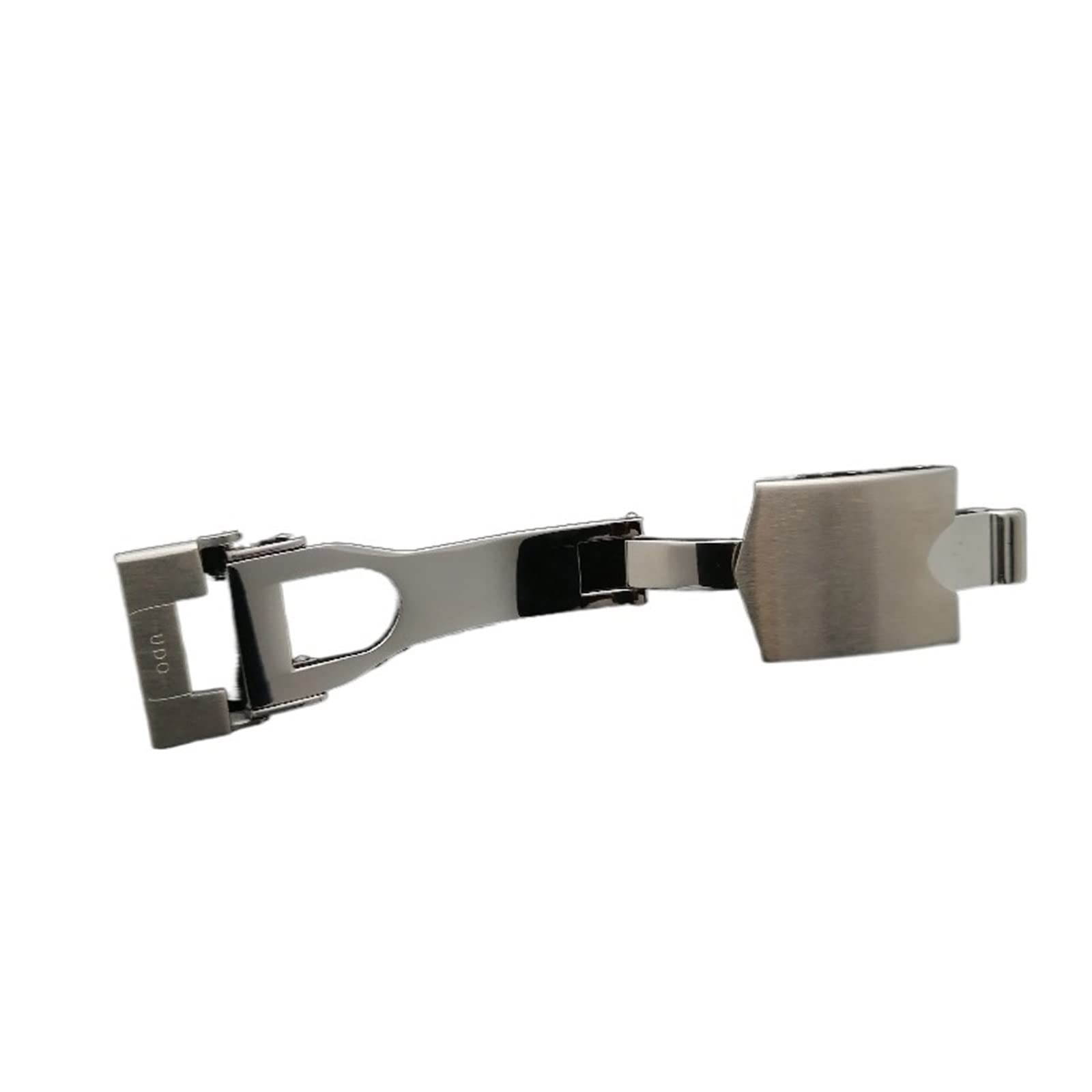 VELORE Chiusura deployante opaca satinata opaca da 18 mm per accessorio in metallo con cinturino per cinturino Tudor Blackbay Chrono